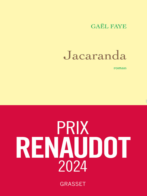 Title details for Jacaranda by Gaël Faye - Available